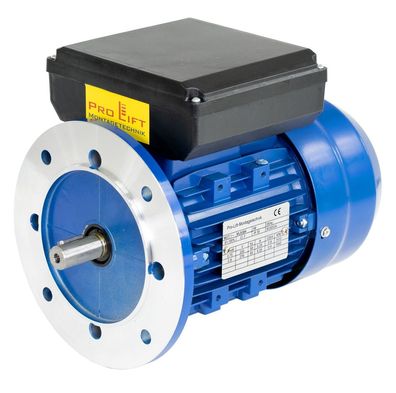 0,75kW Elektromotor 230V 1400 U/min Industriemotor mit Flansch B5, 00311