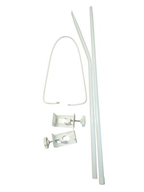 Domiva Einzelarm für Betthöhe 152 cm Weiß