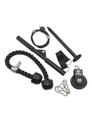 Roar Pulley Riemenscheibensystem aus schwarzem Aluminium