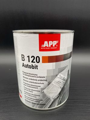 APP B 120 Autobit 1,3kg streichbarer Bitumen Unterbodenschutz schwarz