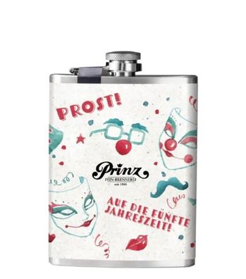 Prinz Flachmann "Karneval" - Nusserla (34 % vol, 0,2 Liter)