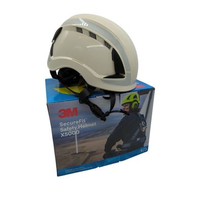 3M SecureFit X5001VSchutzhelm weiß belüftet reflektierend