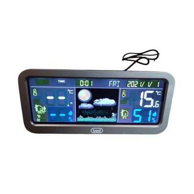 Trevi Wetterstation Kunststoff Grau Einheitsgröße