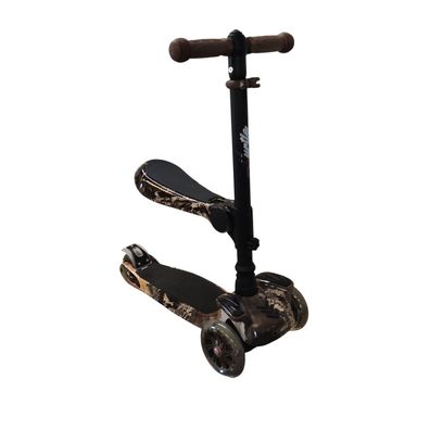 Hurtle Kinder Scooter 3-Rollen faltbar höhenverstellbar LED Räder