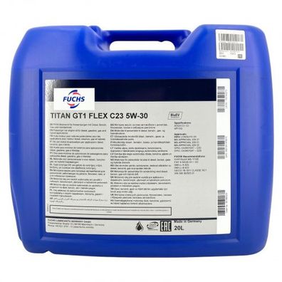 Fuchs Titan GT1 Flex C23 5W-30 20 Liter