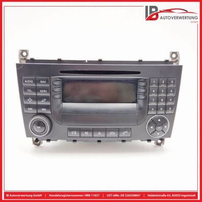 Navigationssystem CD Radio A2038700989 Mercedes C-KLASSE W203 C220 CDI BECKER