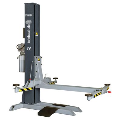 Twin Busch ® 1 Säulen Hebebühne 2,5 t - Feststehend - inkl. Schwerlastanker