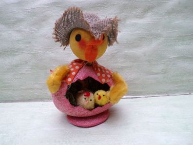 Container made in Western Germany Ente Wackelkopf Pfeifenbiegedraht 2 mini Küken
