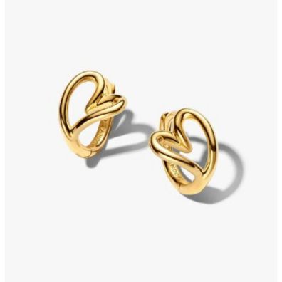 Ohrstecker - Vergoldet - Kleine Herz Creole