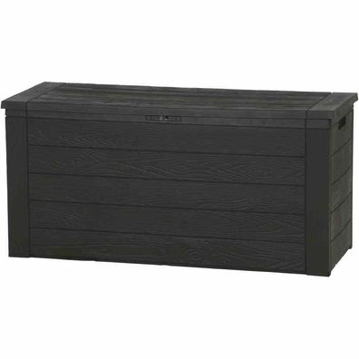 Kissenbox Woody 120 cm, anthrazit, 46x120x58 cm