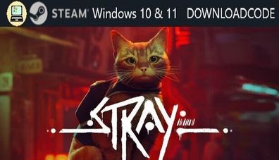 NEU PC Computer Spiel Stray für Windows 10 11 STEAM Download Code Game Key Email