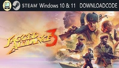 NEU PC Computer Spiel Jagged Alliance 3 für Windows 10 11 STEAM Download Code