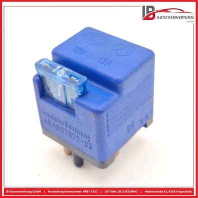 Relais Lüfter Klima 0025420119 A0025420119 Mercedes-benz W124 W201 W210 R129