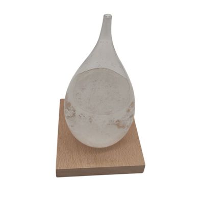 3DHOME Sturmglas Barometer mit Wassertropfen Wetterstation für Zuhause und Büro