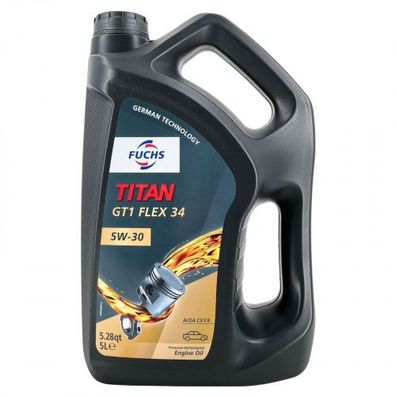 Fuchs Titan GT1 Flex 34 5W-30 5 Liter