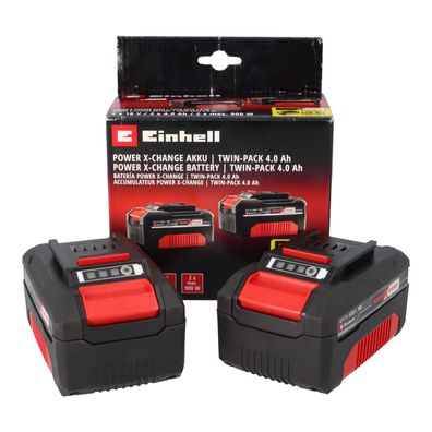 Einhell Power X-Change PLUS Akku 18V 4,0 Ah Twin-Pack
