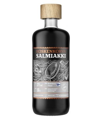 Koskenkorva Salmiakki Lakritzlikör (21 % vol, 0,5 Liter)