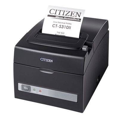 Citizen CT-S310II, Dual-IF, 8 Punkte/mm (203dpi), Cutter, schwarz