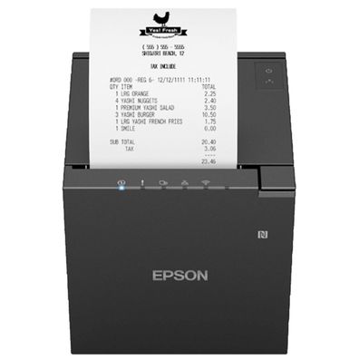 Epson TM-m30III, 8 Punkte/mm (203dpi), Cutter, USB, USB-C, Ethernet, schwarz