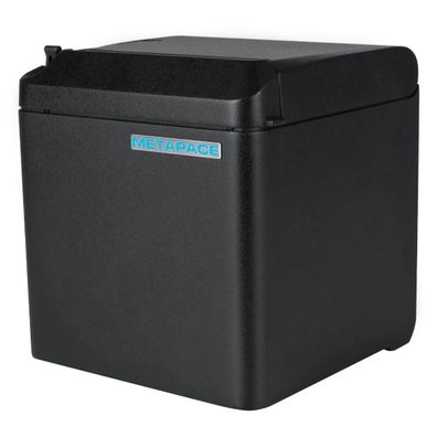 Metapace T-40, USB, RS232, Ethernet, 8 Punkte/mm (203dpi), Cutter, schwarz