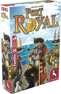 Pegasus Spiele Port Royal Kartenspiel Piraten Schatz Reichtum Gewässer Ozean