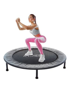 Ancheer Trampolin mit Schutzpolster für Indoor-/Outdoor-Training, Cardio-Training 96