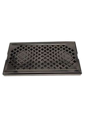 Beaumont 8204 Edelstahl-Ablage, weiß, 300 x 150 x 23 mm