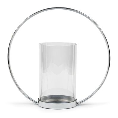 Zilverstad Windlicht 13xØ 34 cm Kerzenhalter mit Glaszylinder für 1 Stumpenkerze