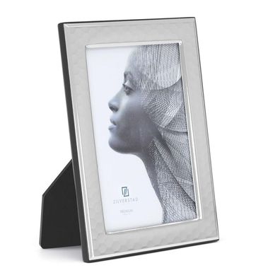 Zilverstad Fotorahmen 10x15 cm Miro Silver Bilderrahmen Holzrücken breite Leiste