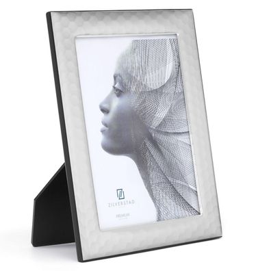 Zilverstad Fotorahmen 13x18 cm Miro Silver Bilderrahmen Holzrücken breite Leiste