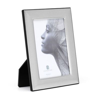 Zilverstad Fotorahmen 10x15 cm Miro Silver Bilderrahmen breite Leiste Holzrücken