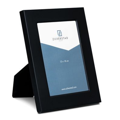 Zilverstad Bilderrahmen 13x18 cm schwarz Fotorahmen breite Leiste Veloursrücken