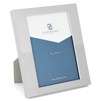 Zilverstad Fotorahmen 13 x 18 cm matt-glänzender Bilderrahmen mit Velours-Rücken