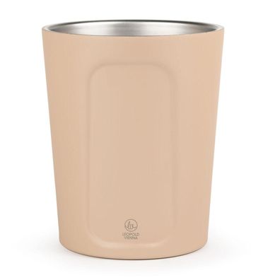 Leopold Vienna Sektkühler Ø 17x21 cm Edelstahl beige doppelwandig Flaschenkühler