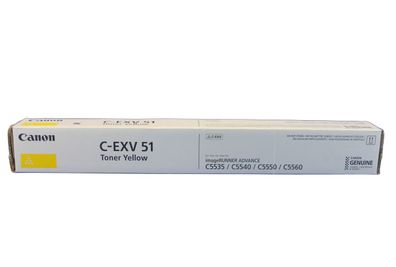 Canon C-EXV51 Y Toner Yellow 0484C002 -A