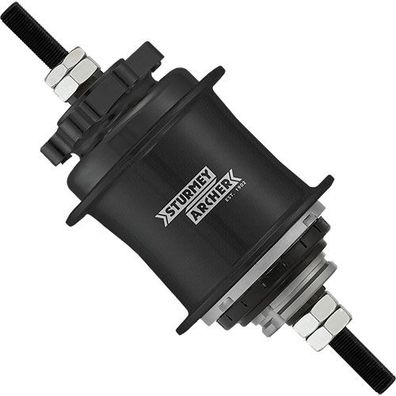 Hinterradnabe A2K Automatik 2-Gang, 36 Loch Sturmey Archer, Disc 6-Loch, Festachse