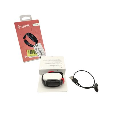 Fitbit Ace 3 Activity-Tracker für Kinder ab 6 Jahren Schwarz/Racer Rot