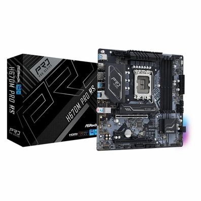 MB ASRock H670M Pro RS 1700 M-ATX DDR4 retail