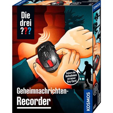 KOSMOS Die drei ??? Geheimnachrichten-Recorder, Detektiv-Sets