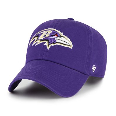 NFL Basecap Baltimore Ravens purple Cap Cleanup Baseballcap 198742072598 Kappe