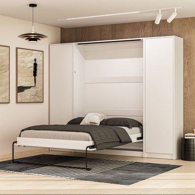 Schrankbett 140 x 200 Vertikal SleepBox Wandklappbett Bett VB-140