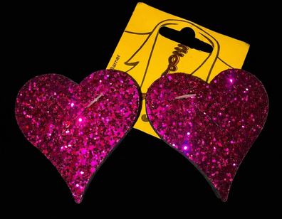 Zopply´s Glitzer-Herz Clips von Götz Barner Wildesherz St. Pauli Handgemacht