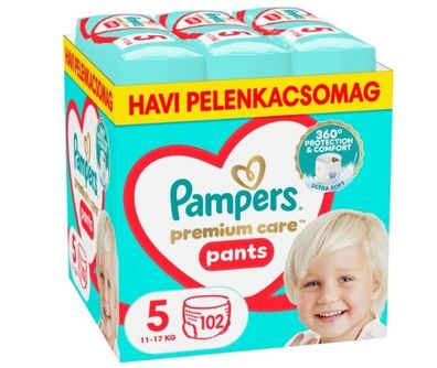 Pampers Premium Care Pants Monatspackung Windeln 11-17kg Junior 5 (102Stk)
