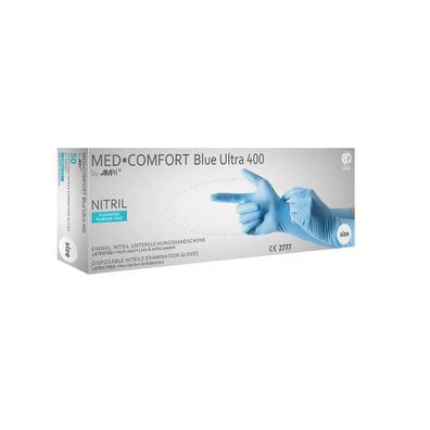 Nitrilhandschuhe Med-Comfort Ultra 400, 50 Stück, Größe XL