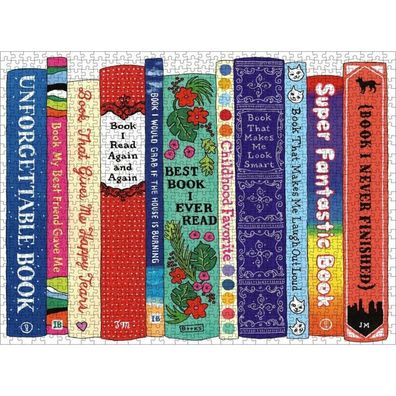 Galison Puzzle Ideal Bibliothek 1000 Teile