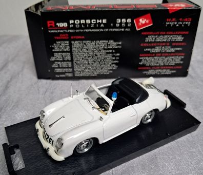 Porsche 356 von 1952 weiß - Polizei , rumm
