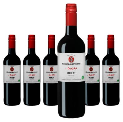 6 x Gérard Bertrand Heritage Merlot – 2023