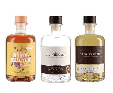 Alte Mirabelle im Akazienfass gereift--Honig Kräuter--Alter Bodensee Obstler