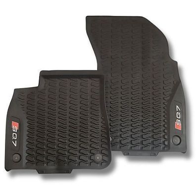 Original Audi SQ7 Allwetterfußmatten Gummifußmatten vorne 4M1061221B 041