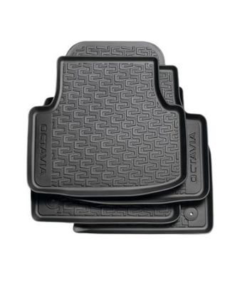 Original Skoda Octavia III (5E) Gummifußmatten vorne und hinten 5E1061550